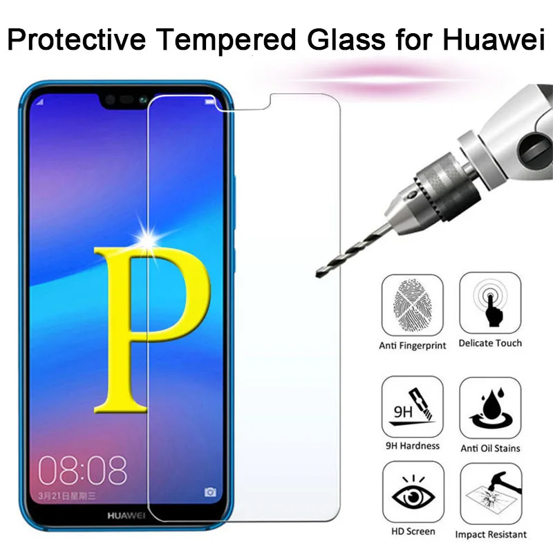 Стекло для Huawei P20 Pro P 20 Lite smart Защитная пленка экрана P8 2017 Защитное стекло P9 P10
