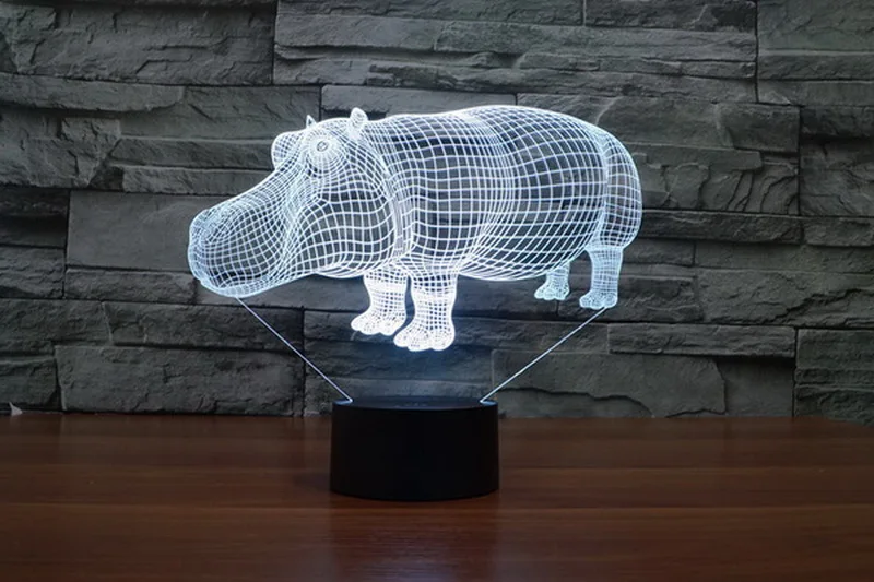 Touch led lamp colorful touch LED visual light atmosphere gift table lamp The new Rhino 3D lights 
Touch led lamp colorful touch LED visual light atmosphere gift table lamp The new Rhino 3D lights