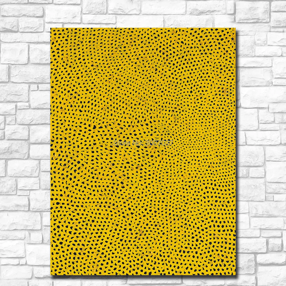 Handmade Oil Painting Wall painting Yayoi Kusama NET-NO.2 YELLOW Home Decor Wall Art Picture For Living Room painting No Frame
Handmade Oil Painting Wall painting Yayoi Kusama NET-NO.2 YELLOW Home Decor Wall Art Picture For Living Room painting No Frame