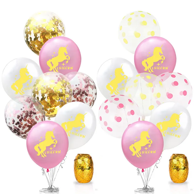 ZLJQ 9pcs Unicorn Balloons Party Supplies Happy Birthday Banner Cupcake Toppers Confetti Balloon First Birthday Girl Party
ZLJQ 9pcs Unicorn Balloons Party Supplies Happy Birthday Banner Cupcake Toppers Confetti Balloon First Birthday Girl Party