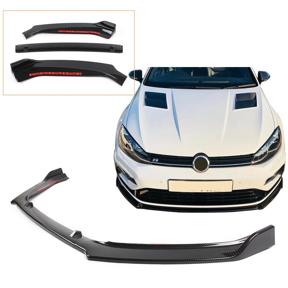 Carbon Fiber Style Auto Car Front Bumper Lip Spoiler Cover For Volkswagen 7.5 Golf 2013 2014 2015 2016 2017
Carbon Fiber Style Auto Car Front Bumper Lip Spoiler Cover For Volkswagen 7.5 Golf 2013 2014 2015 2016 2017
