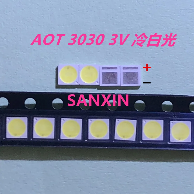 AOT подсветка Высокая мощность LED 1 5 Вт 3 в 3030 94LM холодный белый ЖК Подсветка для ТВ