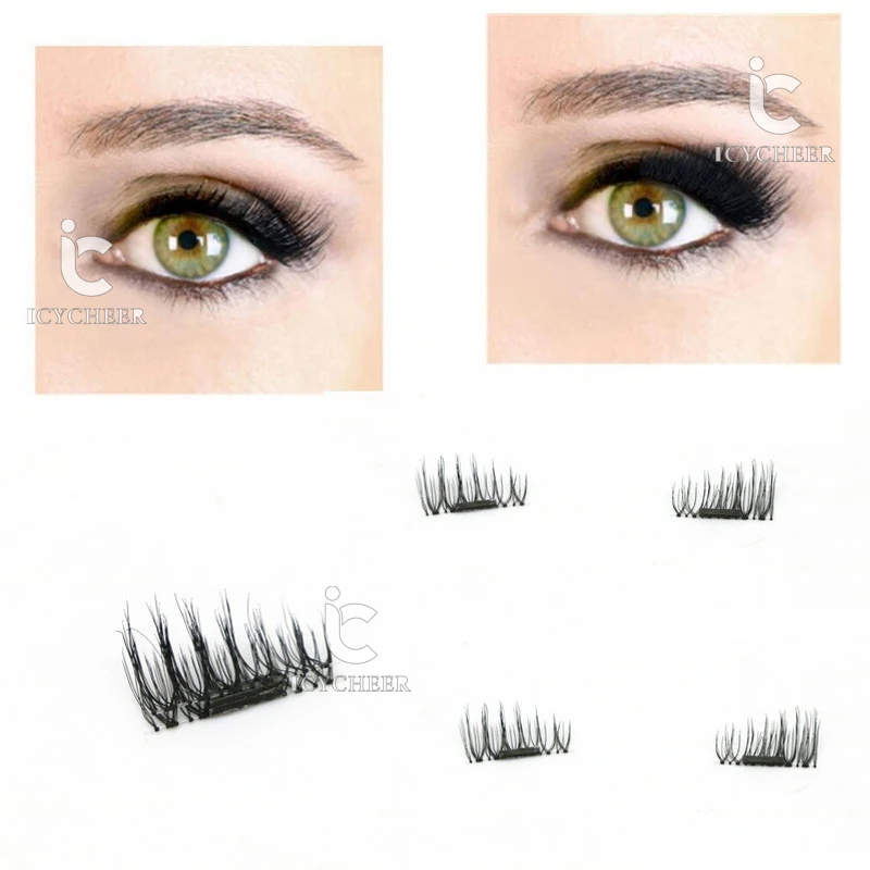 ICYCHEER 1 Pair 3D Magnetic False Eyelashes Magnet Eye Lashes Makeup Reusable Extension
ICYCHEER 1 Pair 3D Magnetic False Eyelashes Magnet Eye Lashes Makeup Reusable Extension
