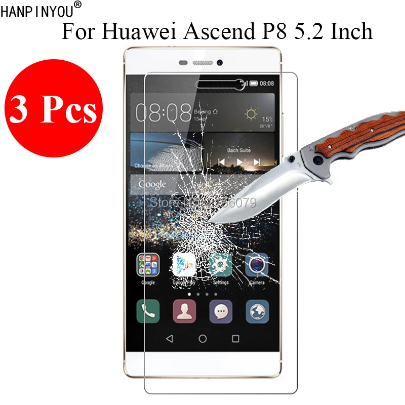 3 Pcs/Lot New 9H 2.5D Tempered Glass Screen Protector For Huawei Ascend P8 5.2" Protective Film
3 Pcs/Lot New 9H 2.5D Tempered Glass Screen Protector For Huawei Ascend P8 5.2" Protective Film