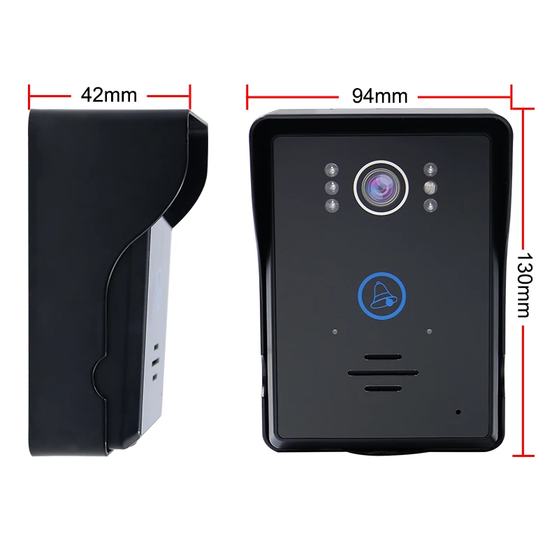 Saful Wireless Two-way audio Wifi Video Intercom System Wide Angle Doorbell with receiver and 7&quottablet for smart home | Безопасность