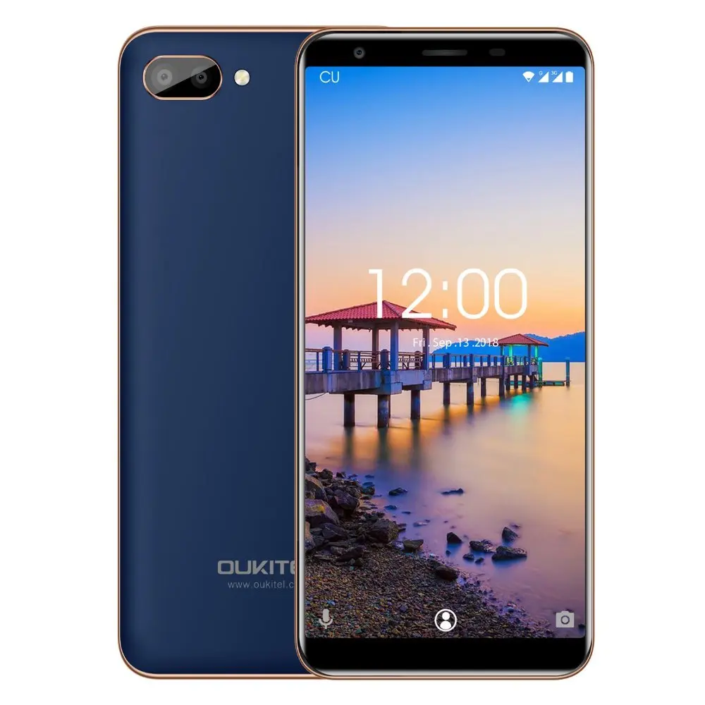 Oukitel C11 смартфон с 5 дюймовым дисплеем четырёхъядерным процессором MTK6580A ОЗУ 1 ГБ