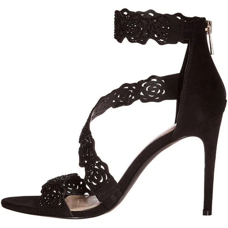 2019 summer new high heels explosion models large size women's shoes sexy lace sandals
2019 summer new high heels explosion models large size women's shoes sexy lace sandals