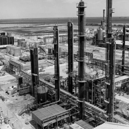 Широкоугольный Вид химического завода храм Техас США плакат печать (18x24)|Таблички