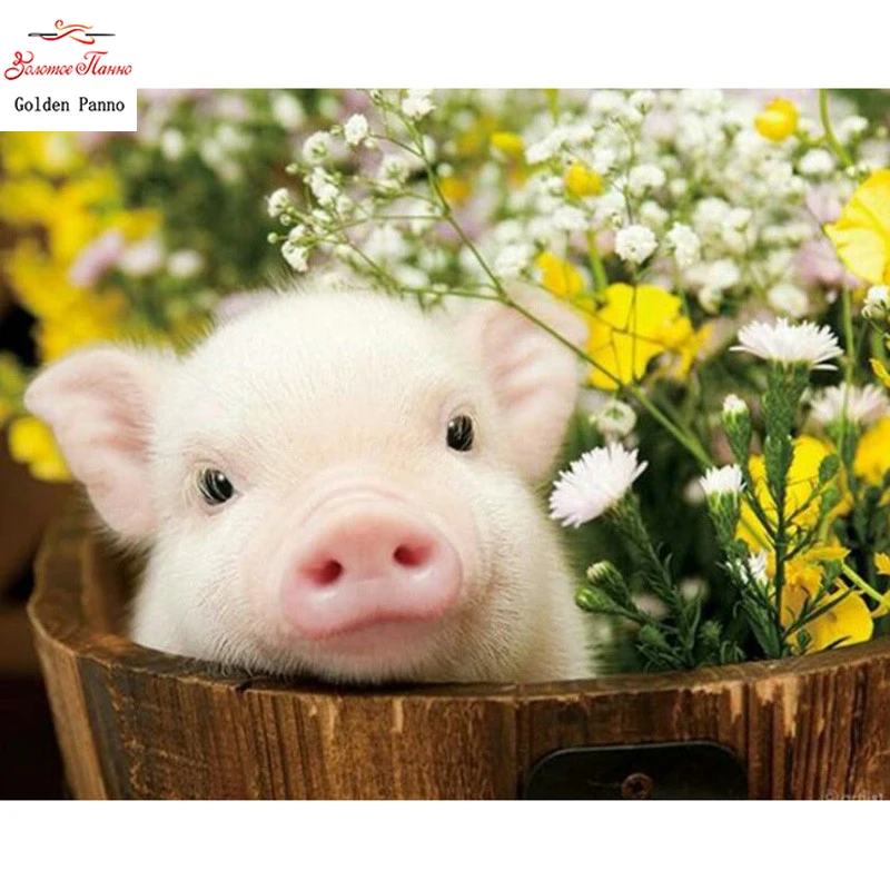 Golden Panno5D DIY Diamond Mosaic Home Decoration Cute Pig Diamond Embroidery 3D Diamond Painting Cross Stitch Painting
Golden Panno5D DIY Diamond Mosaic Home Decoration Cute Pig Diamond Embroidery 3D Diamond Painting Cross Stitch Painting