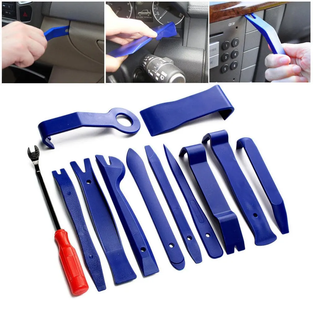7/11/12pcs Car Disassembly Tools DVD Stereo Refit Kits Interior Plastic Trim Panel Dashboard Installation Removal Repair Tools
7/11/12pcs Car Disassembly Tools DVD Stereo Refit Kits Interior Plastic Trim Panel Dashboard Installation Removal Repair Tools