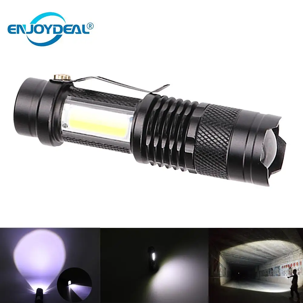 Мини USB Перезаряжаемый светодиодный фонарик 3800lm 3 режима регулируемый ZoomableTorch |