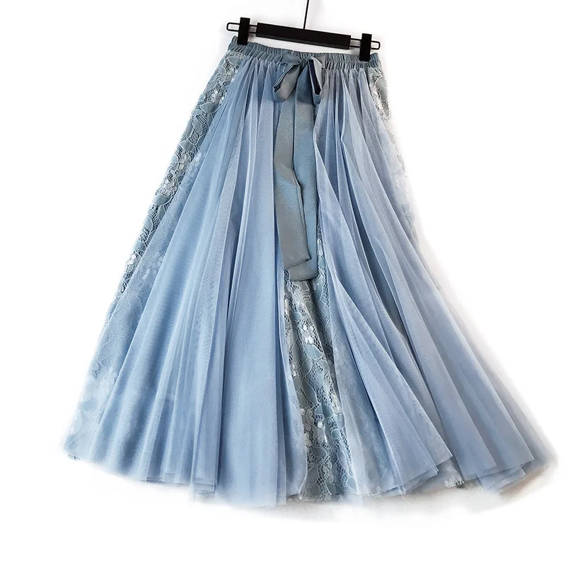Summer Skirts Women Lace Mesh/High Waist/pleated Long Skirt Plus Size Long Skirts For Women Ball Gown One Size Women Skirts
Summer Skirts Women Lace Mesh/High Waist/pleated Long Skirt Plus Size Long Skirts For Women Ball Gown One Size Women Skirts