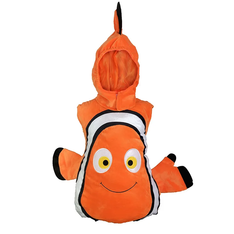 Детский костюм рыбы клоуна Немо на Хэллоуин для косплея мультяшный выступления