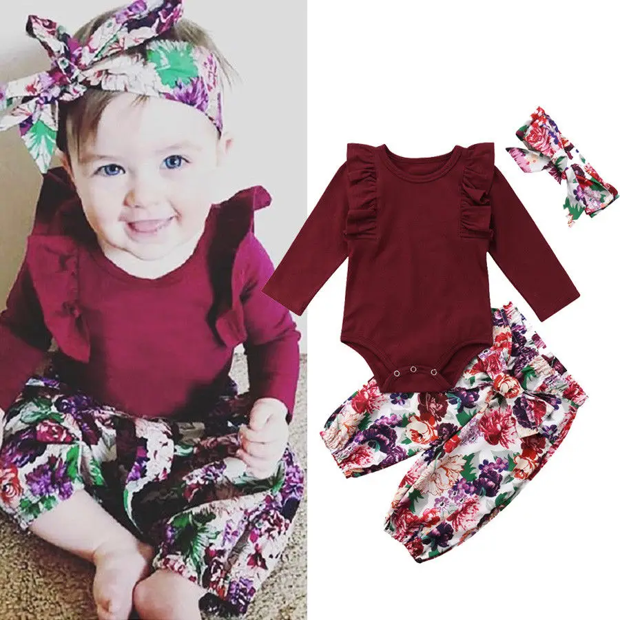 Pudcoco Baby Girl Suit Newborn Baby Girls Bodysuit Tops Floral Pants Outfits Set Clothes 0-18M
Pudcoco Baby Girl Suit Newborn Baby Girls Bodysuit Tops Floral Pants Outfits Set Clothes 0-18M