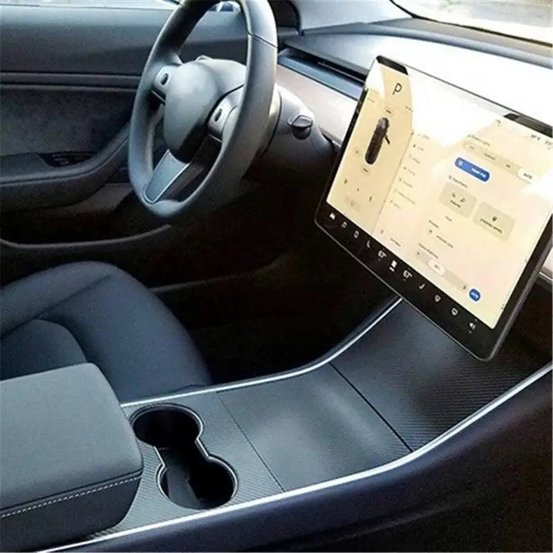 Car Accessories For Tesla Model 3 Center Console Film Center Console PVC Wrap Matt Black Carbon Fiber Easy Installation 1 Set
Car Accessories For Tesla Model 3 Center Console Film Center Console PVC Wrap Matt Black Carbon Fiber Easy Installation 1 Set