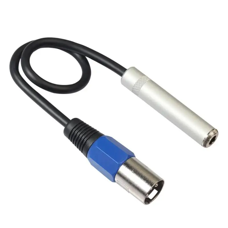 0 3 м XLR 3Pin штекер до 6 35 мм гнездо стерео аудио кабель адаптер провод | Электроника