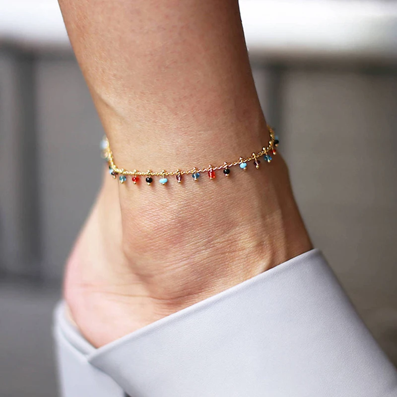 1PC Gifts Unique Golden Crystal Rhinestone Party Adjustable Seaside Beautiful Simple High Quality Colours Anklet
1PC Gifts Unique Golden Crystal Rhinestone Party Adjustable Seaside Beautiful Simple High Quality Colours Anklet