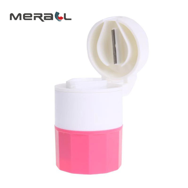 Pill Box Cutter 4 Layer Medicine Crusher Grinder Splitter Storage Plastic Tablet Divider Dispenser Health Pink Portable Case
Pill Box Cutter 4 Layer Medicine Crusher Grinder Splitter Storage Plastic Tablet Divider Dispenser Health Pink Portable Case