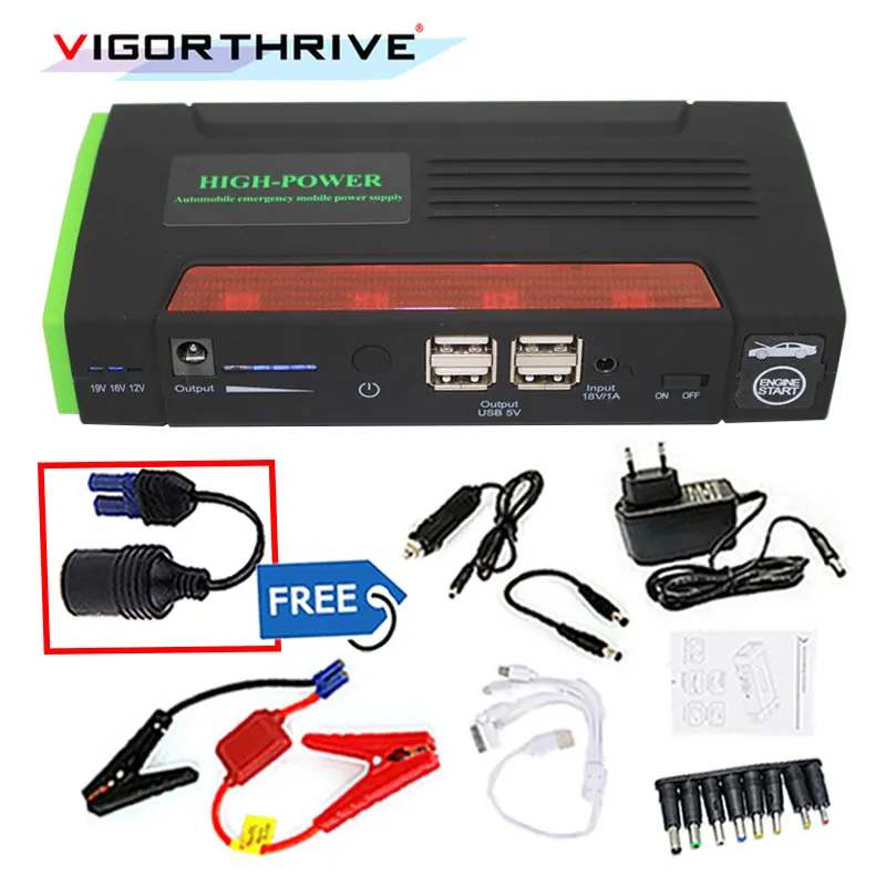 For Car Battery Booster Car Charger Starting Device Power Bank Digitals Compass jumper LCD Display SOS Lights Car jump starter
For Car Battery Booster Car Charger Starting Device Power Bank Digitals Compass jumper LCD Display SOS Lights Car jump starter
