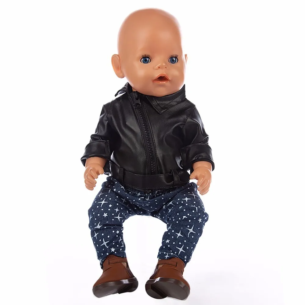 Happy Elfin Doll Clothes Accessories Born Baby Fit 18 inch 43cm Various doll leather Jacket for girls baby clothes baby clothes
Happy Elfin Doll Clothes Accessories Born Baby Fit 18 inch 43cm Various doll leather Jacket for girls baby clothes baby clothes