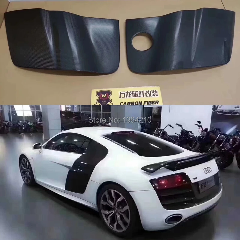 Carbon Fiber Racing Side Door Fenders Blade Panels Flares umper 2Pcs For Audi R8 V8 V10 2 Door 2008 - 2015 Car Styling
Carbon Fiber Racing Side Door Fenders Blade Panels Flares umper 2Pcs For Audi R8 V8 V10 2 Door 2008 - 2015 Car Styling