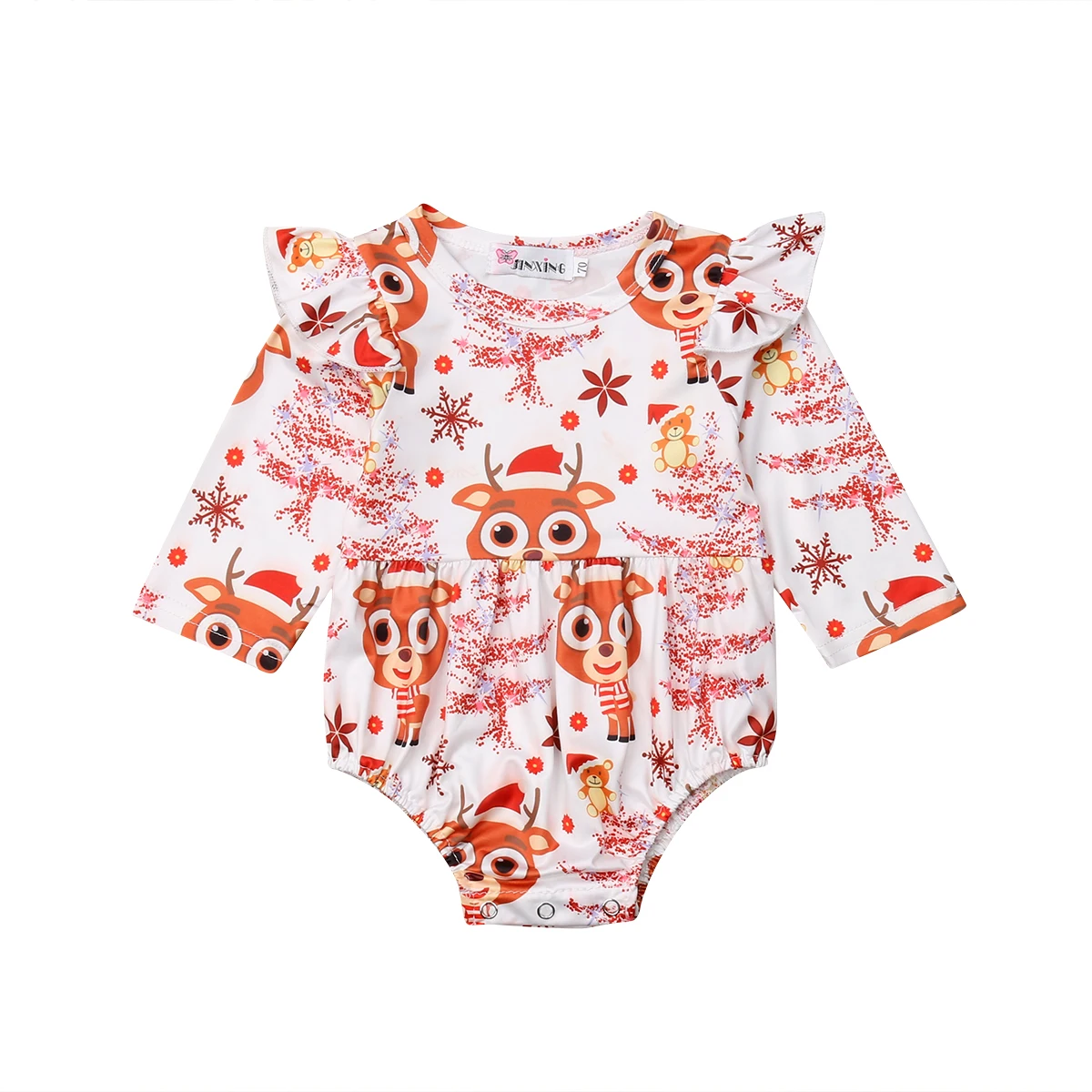 Baby Xmas Bodysuit Clothes Newborn Babies Girls Cartoon Deer Bodysuits Jumpsuit Outfits Sunsuit 0-18M
Baby Xmas Bodysuit Clothes Newborn Babies Girls Cartoon Deer Bodysuits Jumpsuit Outfits Sunsuit 0-18M