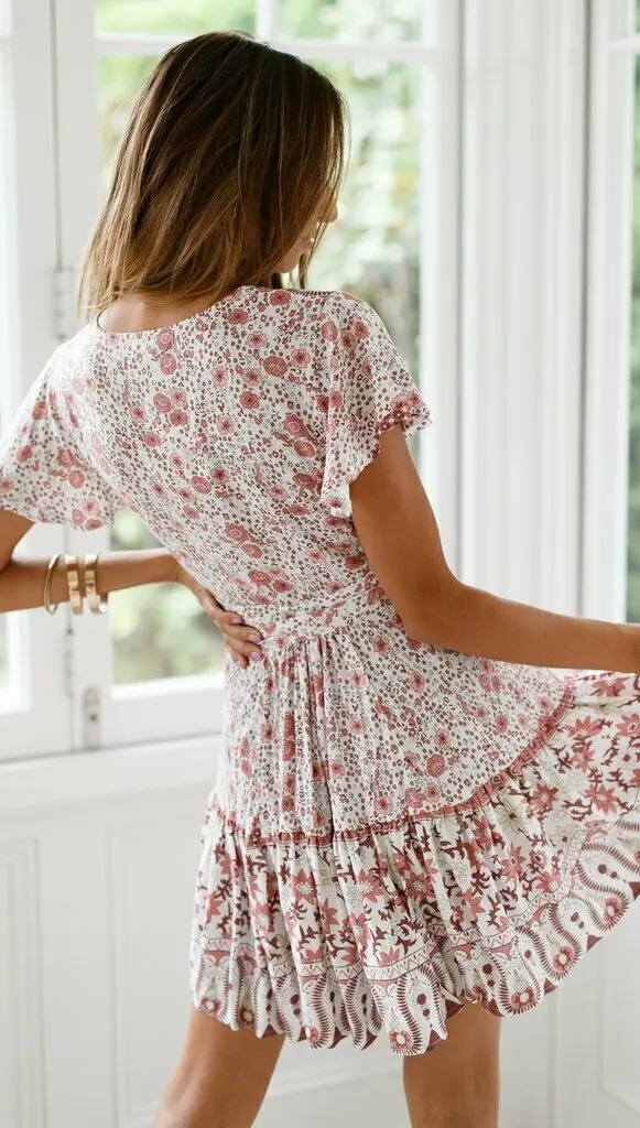 Women Short Sleeve Wrap Boho Floral Mini Dress Ladies Summer Sundress Holiday Vintage V neck Print Dress 2019
Women Short Sleeve Wrap Boho Floral Mini Dress Ladies Summer Sundress Holiday Vintage V neck Print Dress 2019