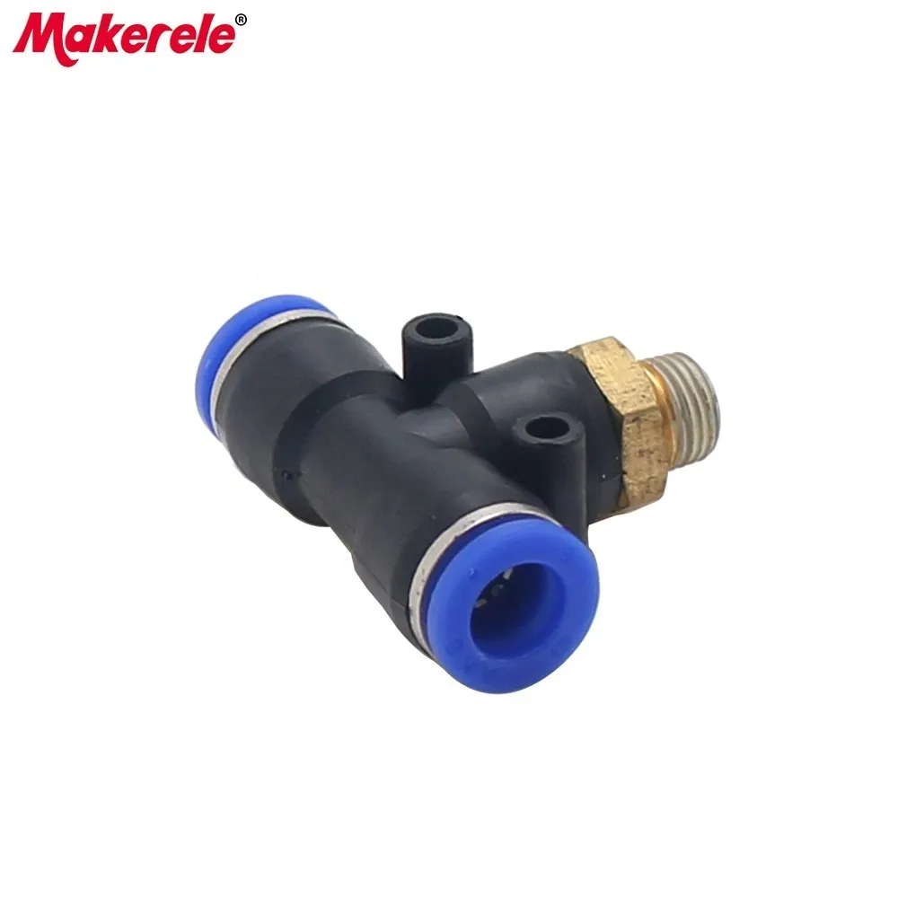 PB8 Pneumatic connector T type external thread positive 3 through PB8-01/02/ 03/04 conversion fitting free transportation
PB8 Pneumatic connector T type external thread positive 3 through PB8-01/02/ 03/04 conversion fitting free transportation