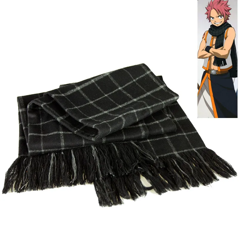 Женский стиль сказочный хвост костюм для косплея Natsu Dragneel двойной тканевый