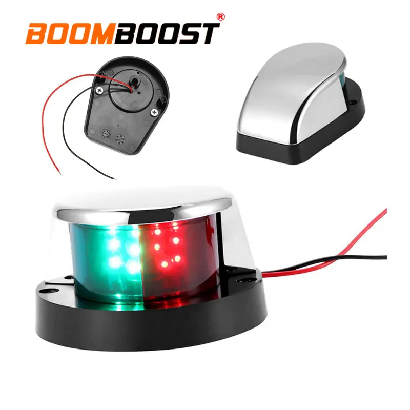 Red Green Light for Boat Marine Yacht Navigation Light Bi-Color Lamp bow-shaped side light 1 PC LED zinc alloy
Red Green Light for Boat Marine Yacht Navigation Light Bi-Color Lamp bow-shaped side light 1 PC LED zinc alloy