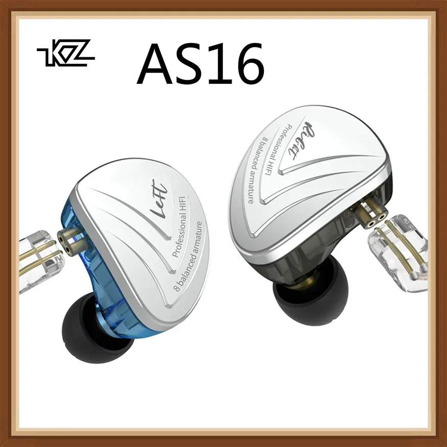 KZ AS16 Headset 16BA Balanced Armature Units HIFI Bass In Ear Monitor Earphones Noise Cancelling Earbuds Headphones For Phone
KZ AS16 Headset 16BA Balanced Armature Units HIFI Bass In Ear Monitor Earphones Noise Cancelling Earbuds Headphones For Phone