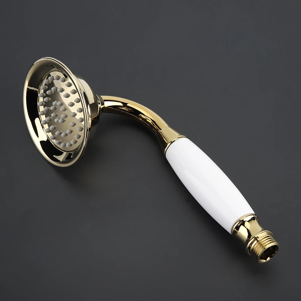 G1/2" Gold Handheld Shower Head Bathroom Sprayer Hand shower Home Bathroom Accessories Flower Shower
G1/2" Gold Handheld Shower Head Bathroom Sprayer Hand shower Home Bathroom Accessories Flower Shower