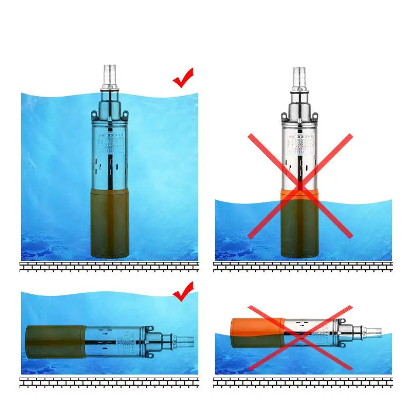 WOLIKE Flow Lift 30m 50m DC 12v/24V Submersible Solar Water Pump Deep Well Pump Built-in Controller 220W/260W
WOLIKE Flow Lift 30m 50m DC 12v/24V Submersible Solar Water Pump Deep Well Pump Built-in Controller 220W/260W