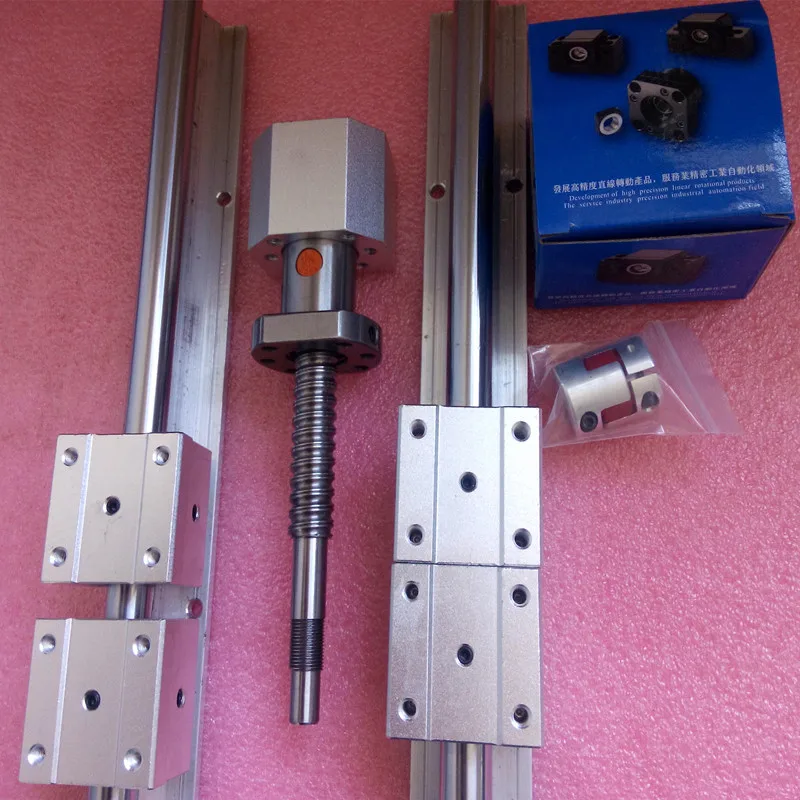 16mm linear guide rail 6 sets SBR16 300/1000/1300mm+ballscrews RM1605 SFU1605 -300/1000/1300mm+DSG16H+BK/BF12+couplers CNC parts
16mm linear guide rail 6 sets SBR16 300/1000/1300mm+ballscrews RM1605 SFU1605 -300/1000/1300mm+DSG16H+BK/BF12+couplers CNC parts
