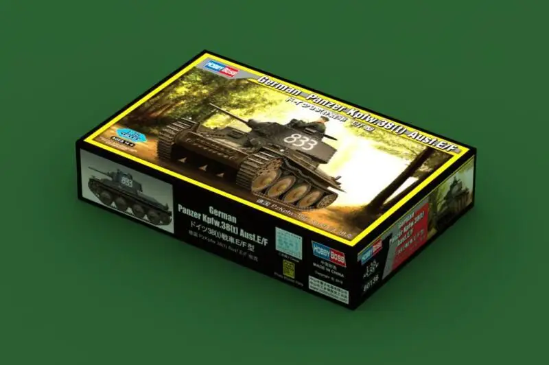 Trumpeter 80136 1/35 масштаб немецкий PzKpfw.38(t) Ausf.E/F игрушка танк статическая модель