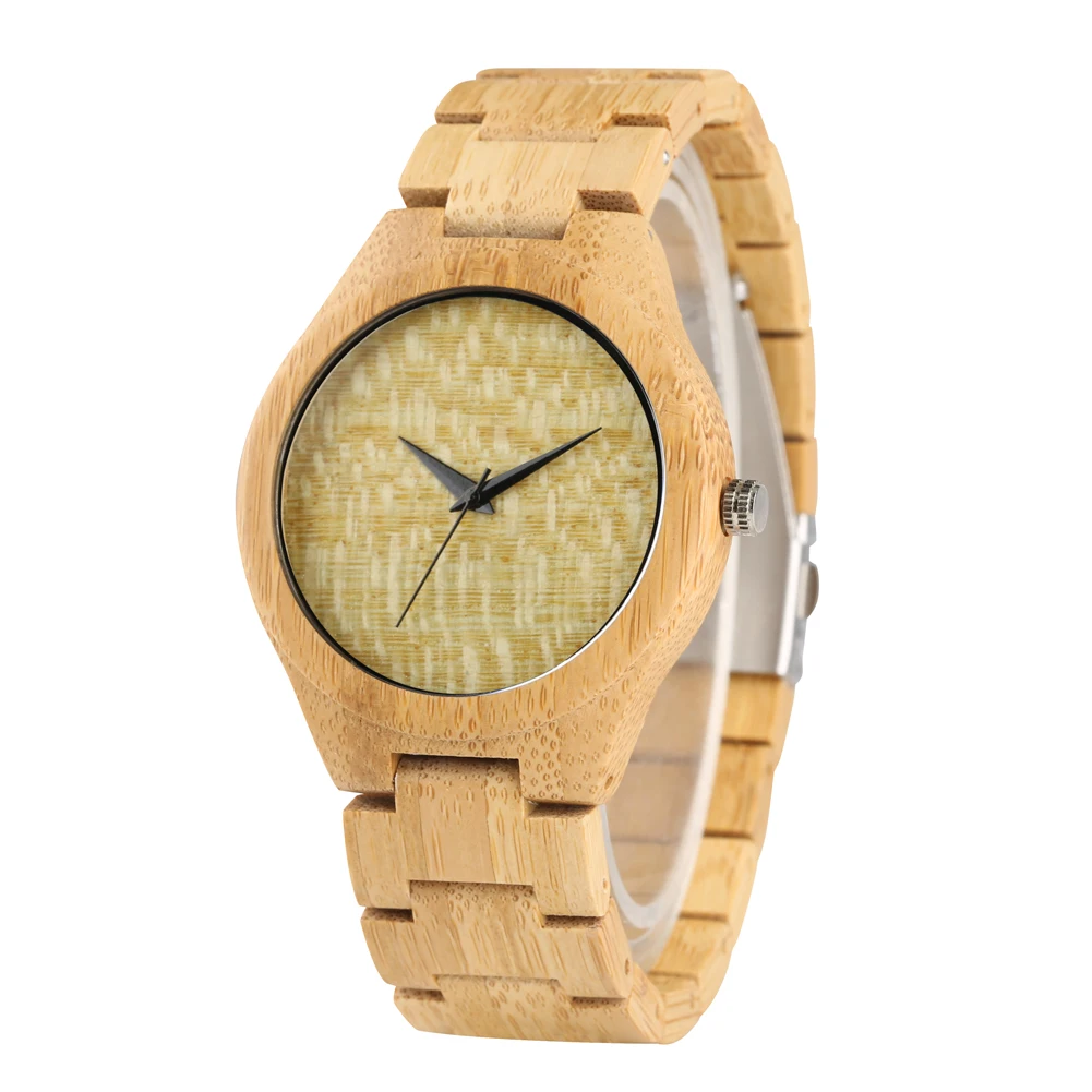 Creative Design 100% Bamboo Case Watch Men Light Weight Men's Sport Watches Bracelet Clasp Timepieces relogio masculino 2019 New
Creative Design 100% Bamboo Case Watch Men Light Weight Men's Sport Watches Bracelet Clasp Timepieces relogio masculino 2019 New