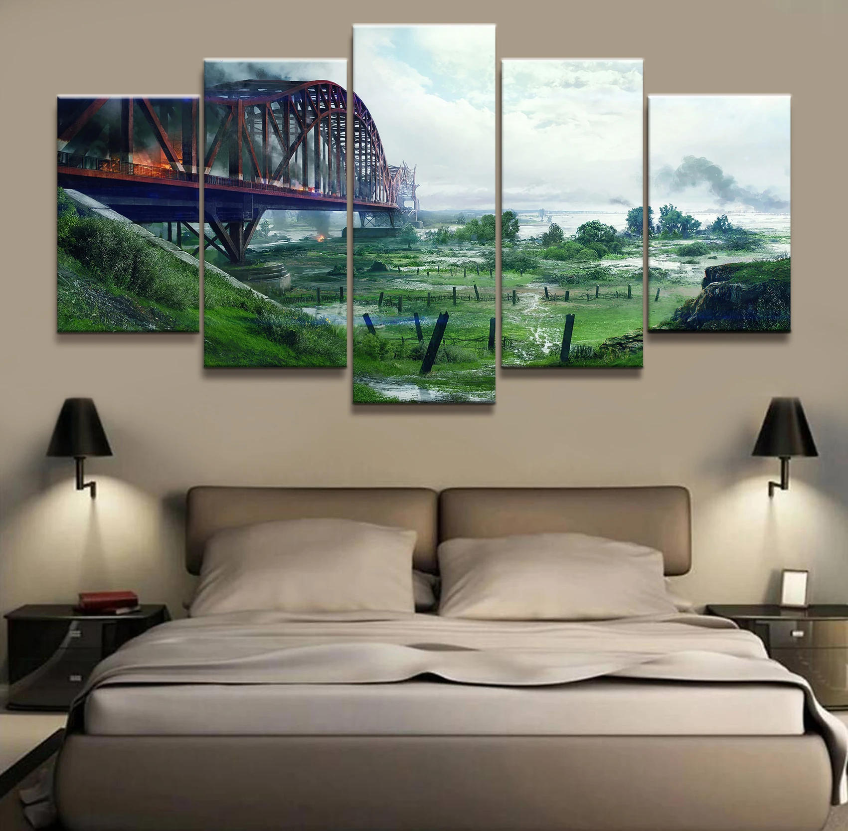 HD Printed Battlefield 5 Game Scenario Painting 5 Piece Canvas Art Print Room Decor Print Poster Picture Canvas
HD Printed Battlefield 5 Game Scenario Painting 5 Piece Canvas Art Print Room Decor Print Poster Picture Canvas