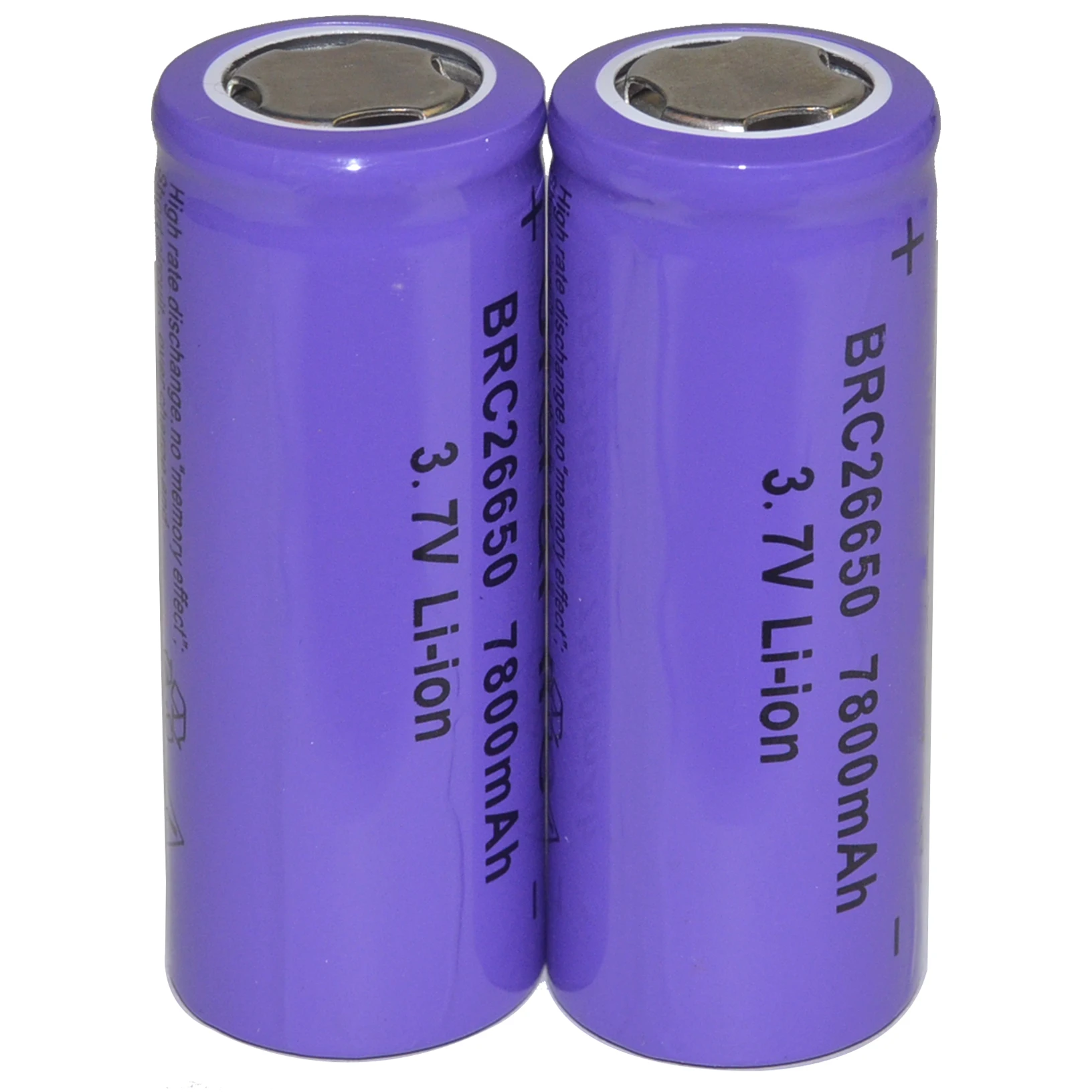 2pcs 26650 3.7V 7800mAh Rechargeable Li-ion Battery For LED Flashlight Torch purple USA Stock
2pcs 26650 3.7V 7800mAh Rechargeable Li-ion Battery For LED Flashlight Torch purple USA Stock