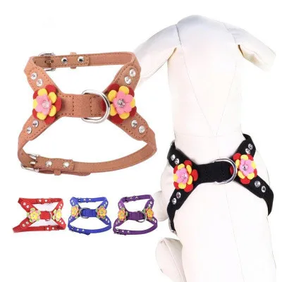 Dogs Harness Vest Puppy Collars Pet Accessories Flower For Pet Harness New Lovely Dog Supplies Pets Supplies
Dogs Harness Vest Puppy Collars Pet Accessories Flower For Pet Harness New Lovely Dog Supplies Pets Supplies
