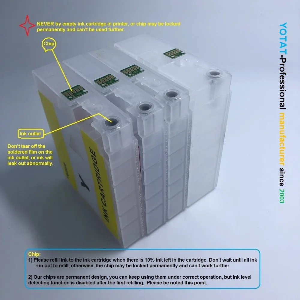 YOTAT 1set Refillable ink cartridge PGI-2900 PGI2900 PGI-2900XL For Canon MAXIFY MB5090 MB5390 iB4090 printer
YOTAT 1set Refillable ink cartridge PGI-2900 PGI2900 PGI-2900XL For Canon MAXIFY MB5090 MB5390 iB4090 printer