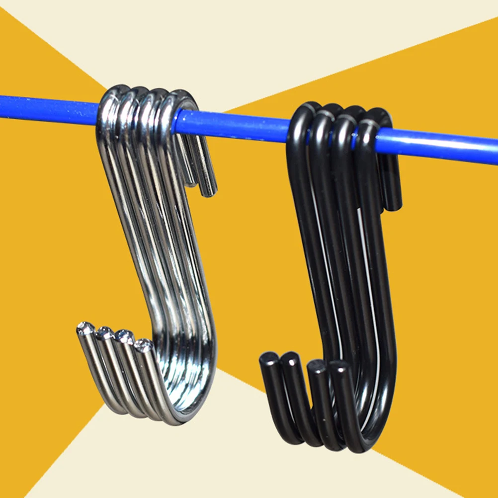 30 Pcs S Hooks Chrome Heavy Duty Multifunction Kitchen Organzier Bathroom Hangers S Type Hooks for Hanging Coats Keys Bags
30 Pcs S Hooks Chrome Heavy Duty Multifunction Kitchen Organzier Bathroom Hangers S Type Hooks for Hanging Coats Keys Bags