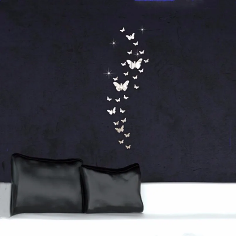 New Wall Sticker DIY 3D Butterfly Mirror Wall Stickers Removable Decorative Painting Acrylic Crystal Stickers For Kids Rooms
New Wall Sticker DIY 3D Butterfly Mirror Wall Stickers Removable Decorative Painting Acrylic Crystal Stickers For Kids Rooms
