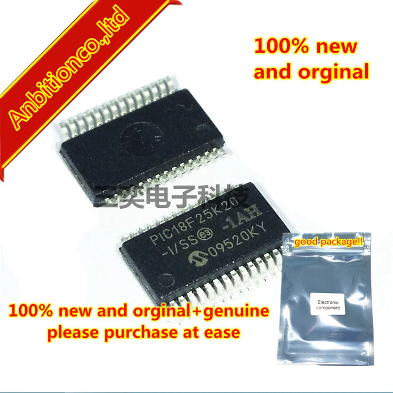 10pcs 100% new and orginal PIC18F25K20-I/SS SSOP28 28/40/44-Pin Flash Microcontrollers with nanoWatt XLP Technology in stock
10pcs 100% new and orginal PIC18F25K20-I/SS SSOP28 28/40/44-Pin Flash Microcontrollers with nanoWatt XLP Technology in stock