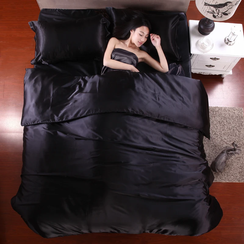 HOT! 100% pure satin silk bedding set,Home Textile King size bed set,bedclothes,duvet cover flat sheet pillowcases Wholesale69
HOT! 100% pure satin silk bedding set,Home Textile King size bed set,bedclothes,duvet cover flat sheet pillowcases Wholesale69