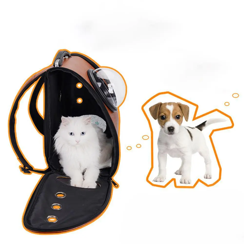 Воздухопроницаемая сумка через плечо в виде капсулы для домашних животных собак