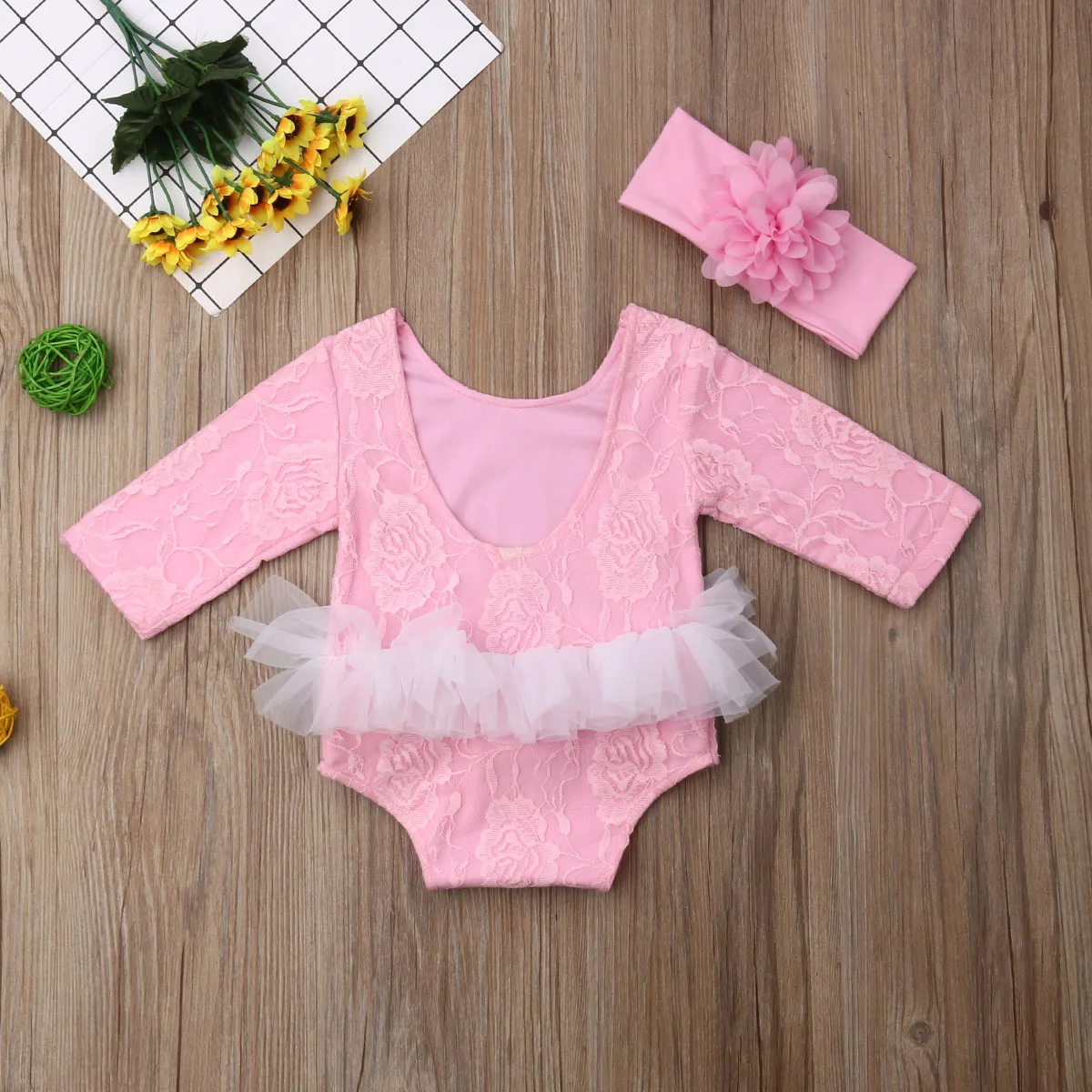Princess Newborn Baby Girls Rompers Long Sleeve Infant Girls Clothes Lace Flower Jumpsuit Playsuit Birthday Baby Girl Costumes
Princess Newborn Baby Girls Rompers Long Sleeve Infant Girls Clothes Lace Flower Jumpsuit Playsuit Birthday Baby Girl Costumes