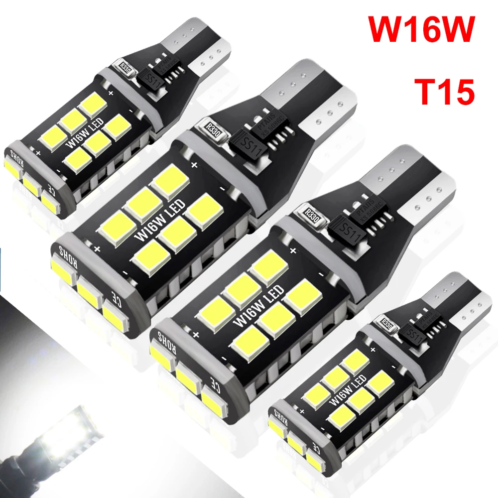4pcs T15 W16W LED Bulbs 921 920 912 Canbus Error Free Backup Reverse Light 2835 SMD 6000K White Auto Car Parking Lamp DC 12V
4pcs T15 W16W LED Bulbs 921 920 912 Canbus Error Free Backup Reverse Light 2835 SMD 6000K White Auto Car Parking Lamp DC 12V