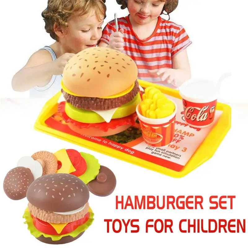 Mini Burger Toy Set Delicious French Fries Cola Model Simulation Food Toy Children Simulation Hamburger Gourmet Educational Toys
Mini Burger Toy Set Delicious French Fries Cola Model Simulation Food Toy Children Simulation Hamburger Gourmet Educational Toys