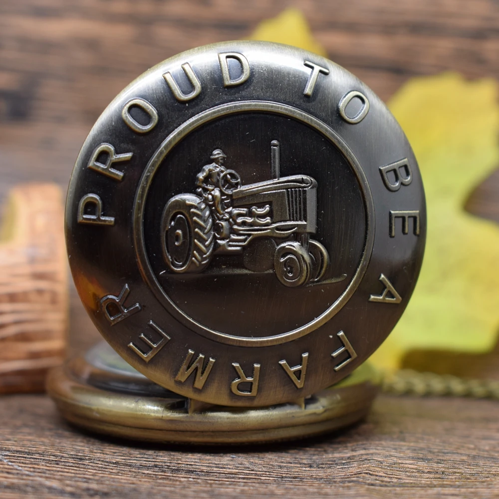 Pocket Watch Necklace Harvester Trunk Pround To Be A Farmer Quartz Pocket Watch Necklace Pendant Gift Men/Women
Pocket Watch Necklace Harvester Trunk Pround To Be A Farmer Quartz Pocket Watch Necklace Pendant Gift Men/Women