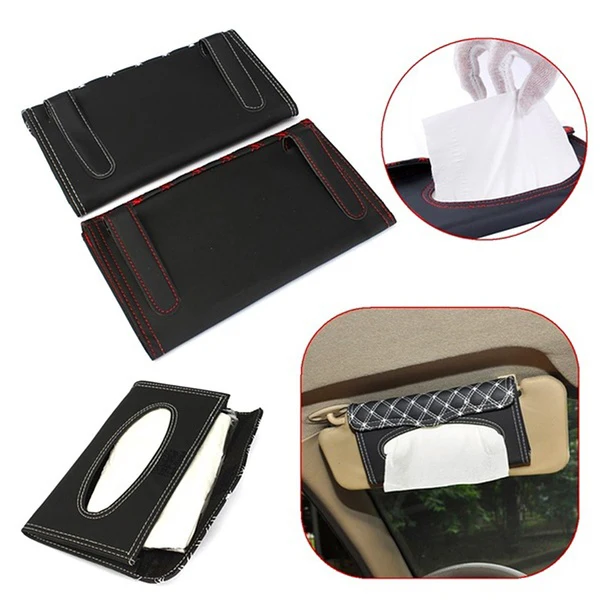 Car Sun Visor PU Leather Tissue box Auto Accessories Holder Paper Napkin Clip M8617
Car Sun Visor PU Leather Tissue box Auto Accessories Holder Paper Napkin Clip M8617